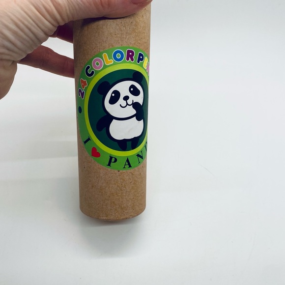 NWT I ❤️ Panda 🐼 Colored Pencils 24 Sharpened - Picture 6 of 6